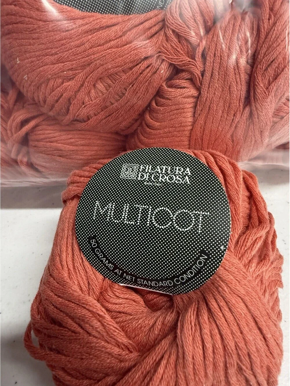 Filtura Di Crosa ‘Multicot’ 100% Cotton Yarn Shade 15 - 20 Skein Lot